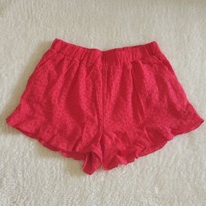 Sperry⛵ Eyelet Ruffle Hem Shorts - NWT
